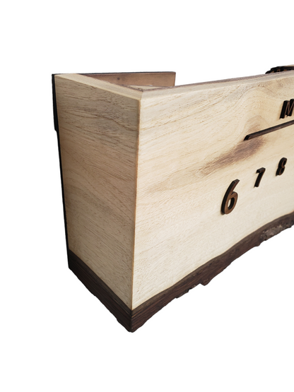Magellan:3-foot Walnut/Maple - Linear Clockworks