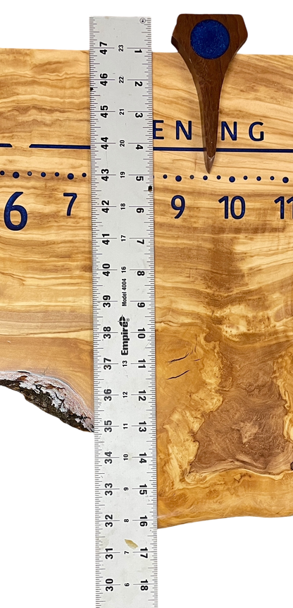 Sergio: Olivewood / live edge 5-foot-1128