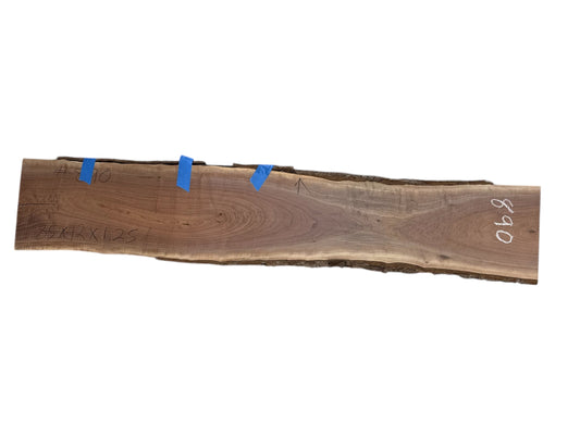 Rory: 5-foot live edge walnut / surface river