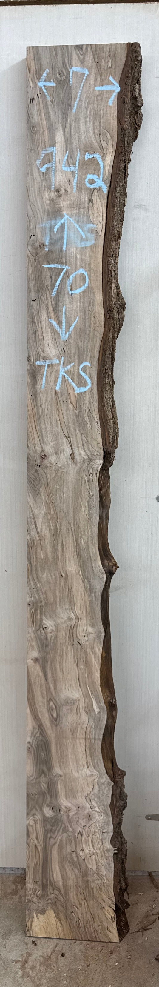 Board 0942: 5 Ft Ambrosia Maple Live Edge