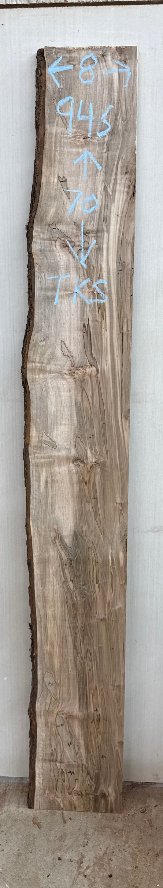 Board 0946: 5 Ft Ambrosia Maple Live Edge