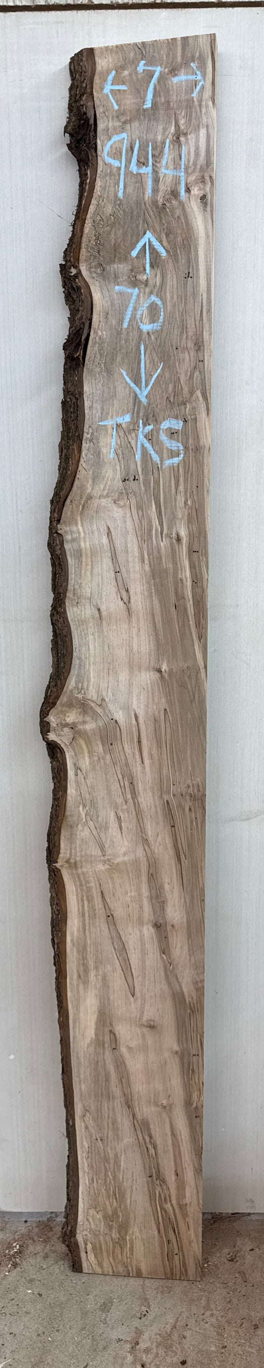 Board 0944: 5 Ft Ambrosia Maple Live Edge