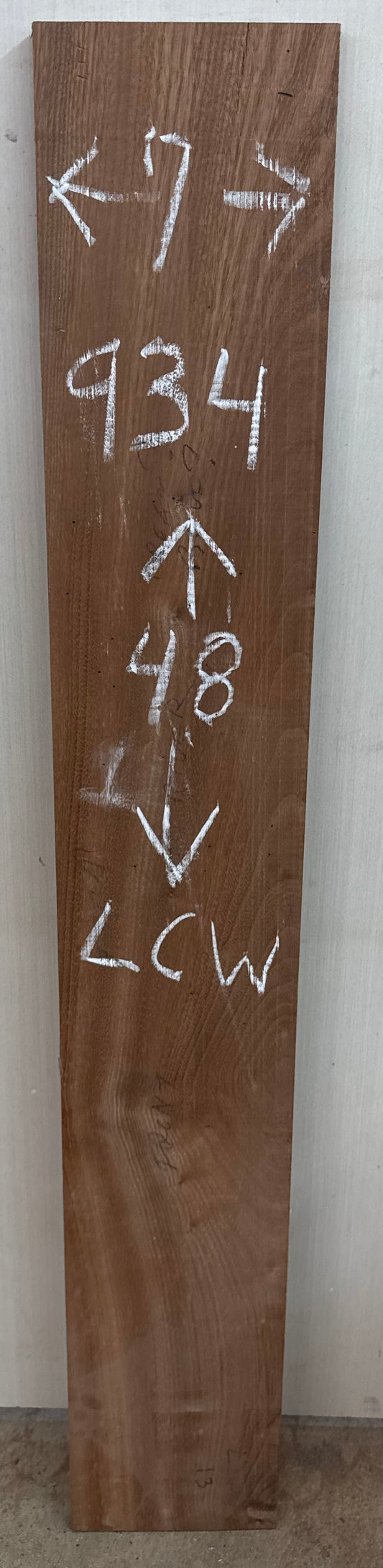 Board 0934: 3 ft Sapele  No bark