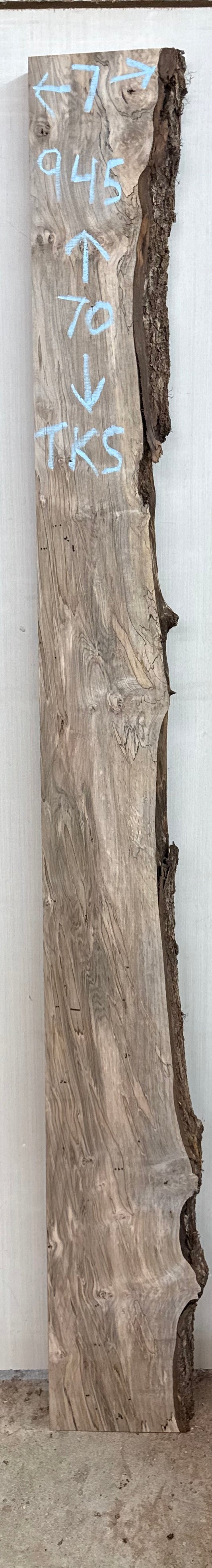 Board 0945: 5 Ft Ambrosia Maple Live Edge