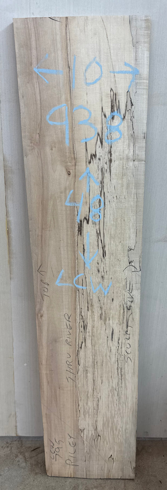 Board 0938: 3 ft Spalted Maple no bark