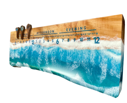 Samoa 3: 3-foot Maple Ocean clock