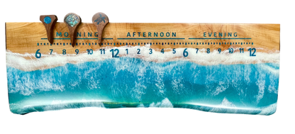 Samoa 3: 3-foot Maple Ocean clock