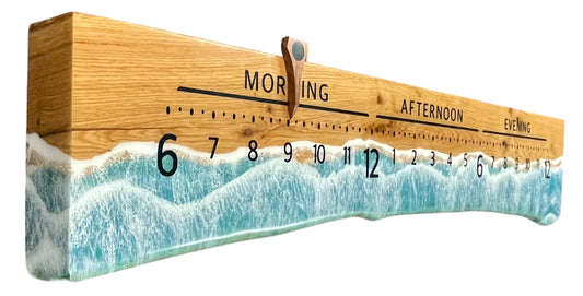 Tonga: 5-foot Red Oak Ocean clock