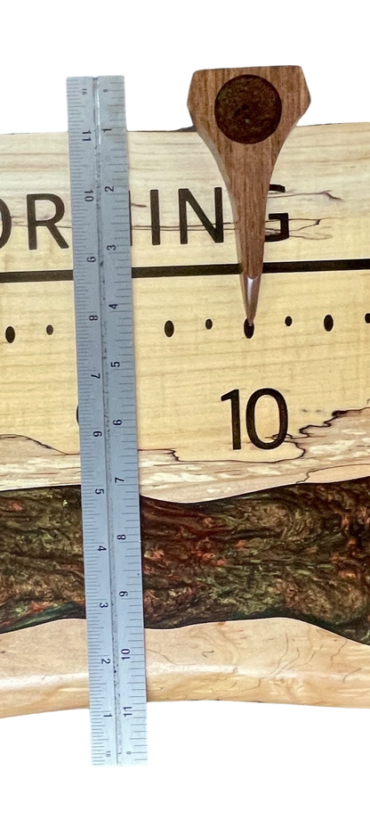 Alwyn 3: 5-foot Ambrosia Maple River clock