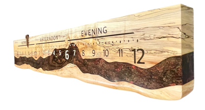 Alwyn 3: 5-foot Ambrosia Maple River clock