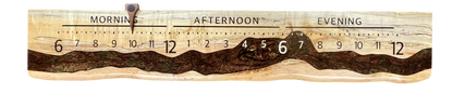 Alwyn 3: 5-foot Ambrosia Maple River clock