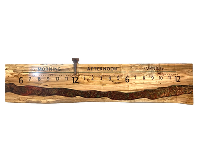Alwyn: 5-foot Ambrosia Maple River clock