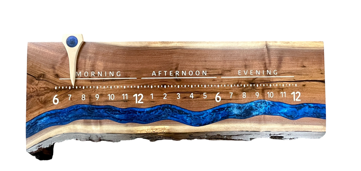Ashton: 3-foot walnut / surface river