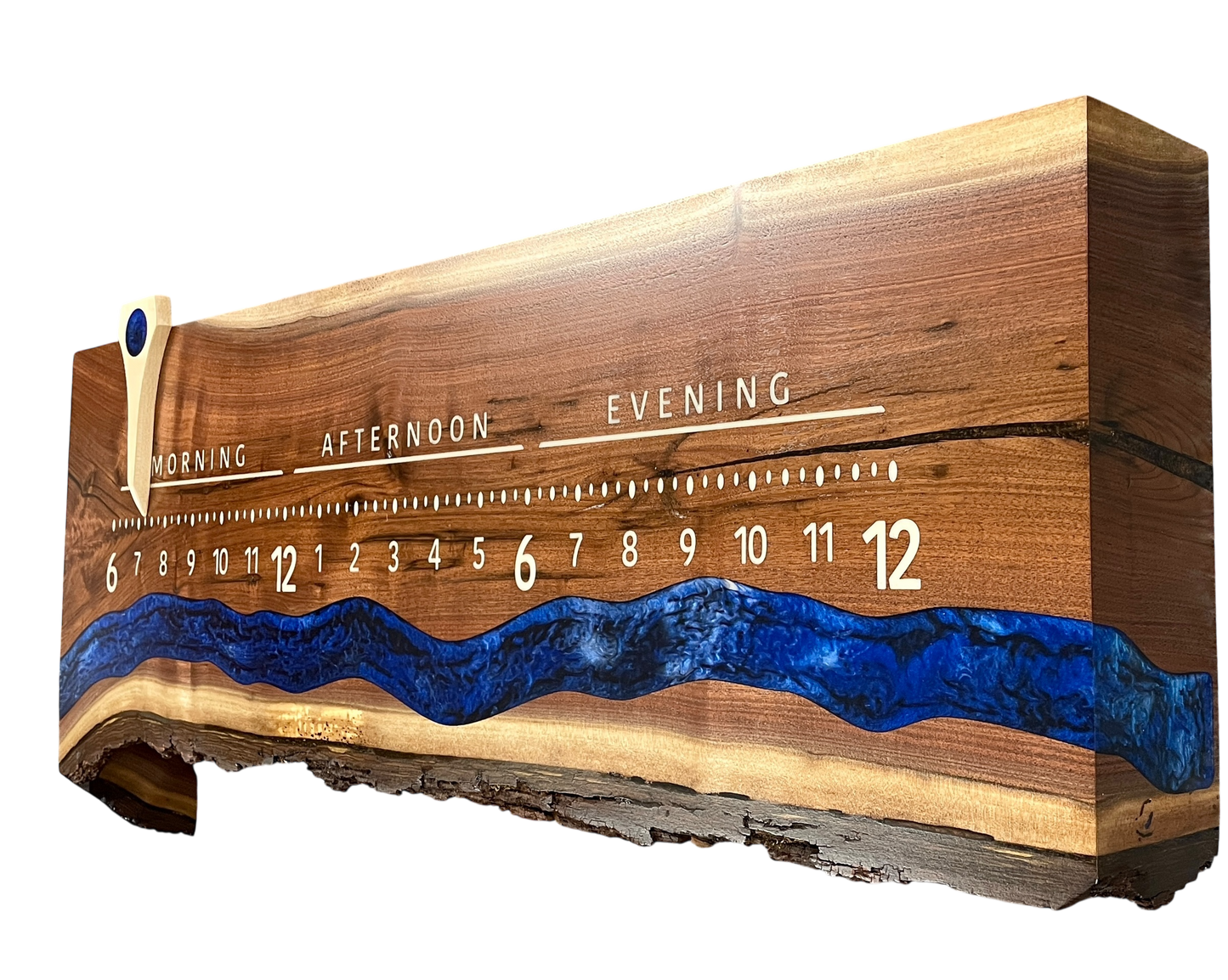 Ashton: 3-foot walnut / surface river