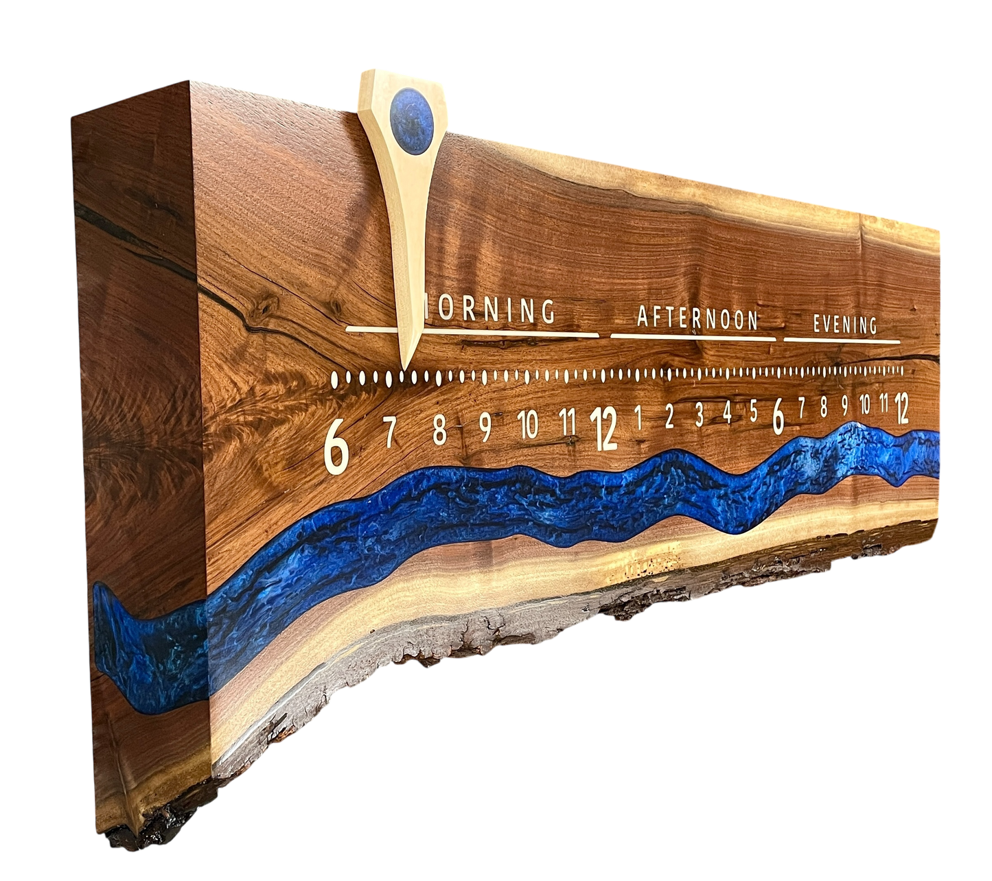 Ashton: 3-foot walnut / surface river