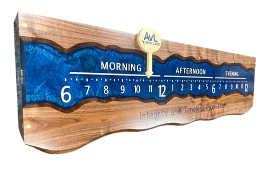 Avltech: 5-foot walnut through river.