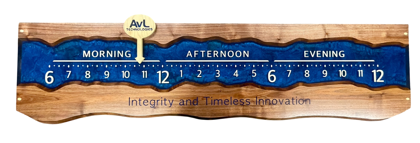 Avltech: 5-foot walnut through river.