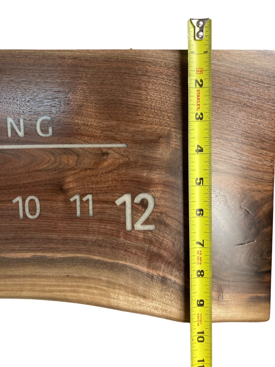 Blaine: 3 - foot Walnut - Linear Clockworks