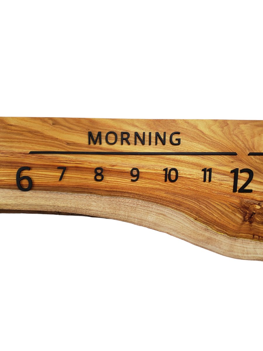 Camilla:5 - foot Canarywood/Walnut - Linear Clockworks