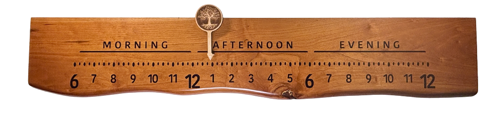 Claret: Cherry/ Resin RTA clock-1033-1079