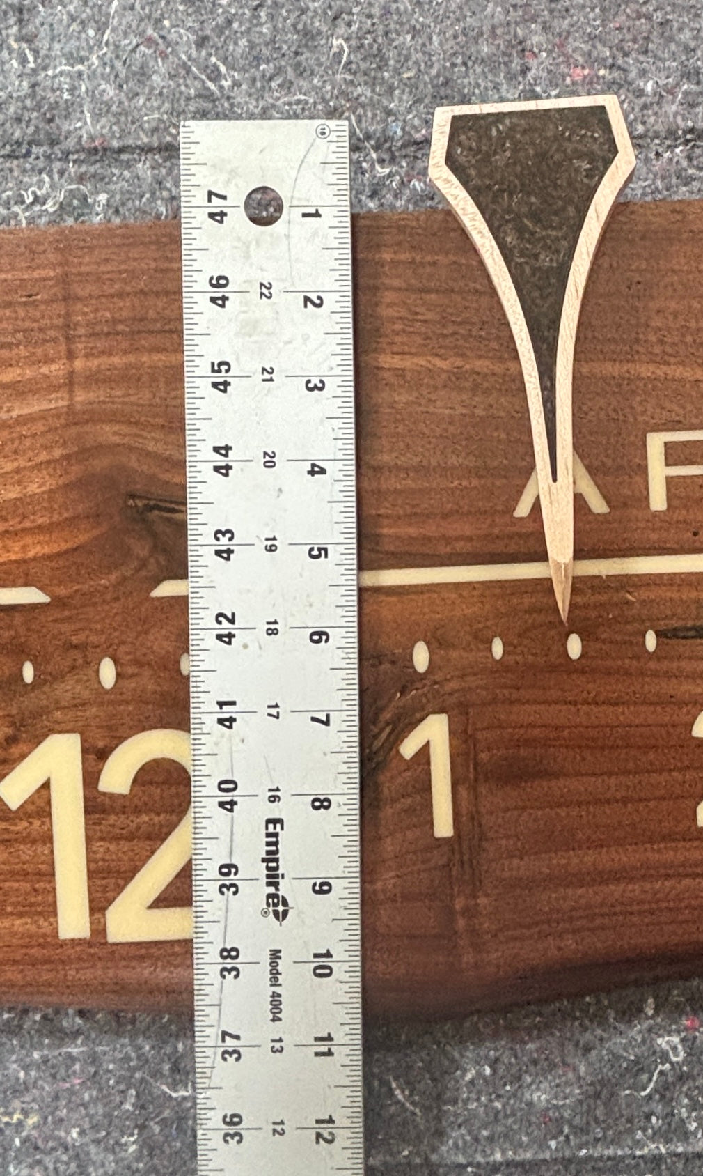 Cormoran: 7-foot walnut / resin-1056-1090