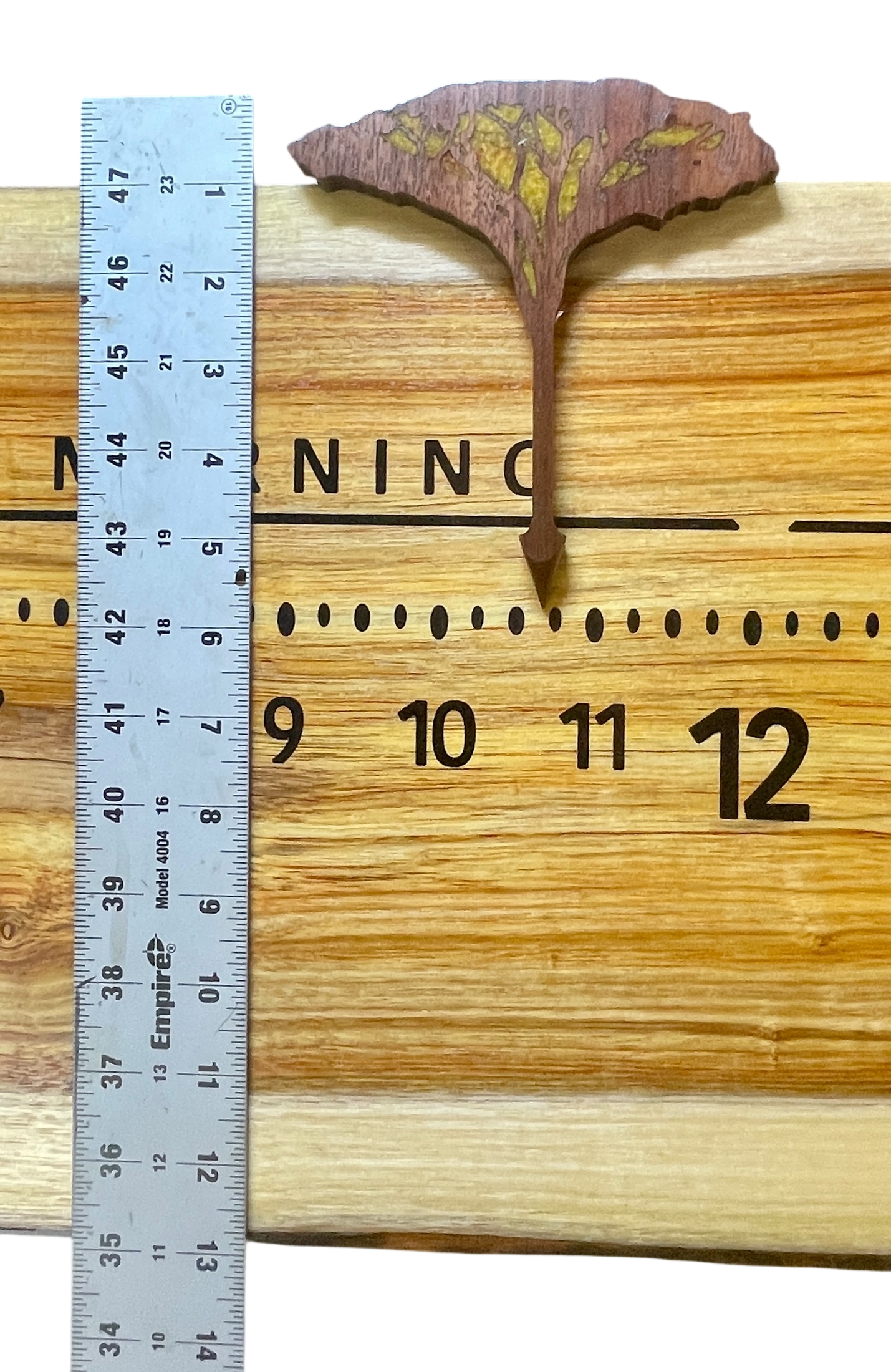 Elena: 3-foot Canarywood / Resin