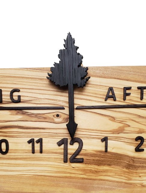 Fir Tree / Wenge - Linear Clockworks
