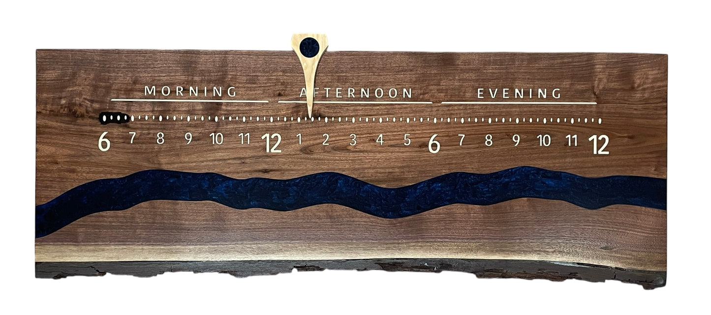 Lochlan: 3 ft Walnut / Surface river