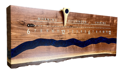 Lochlan: 3 ft Walnut / Surface river