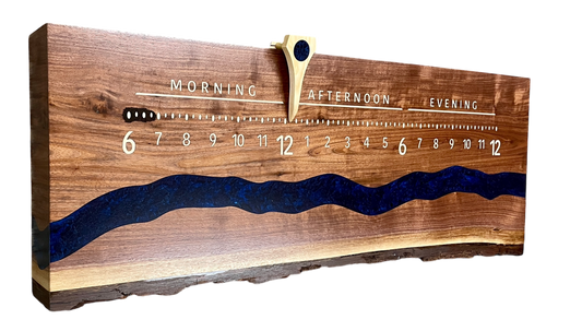 Lochlan: 3 ft Walnut / Surface river