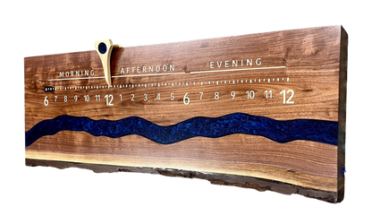 Lochlan: 3 ft Walnut / Surface river