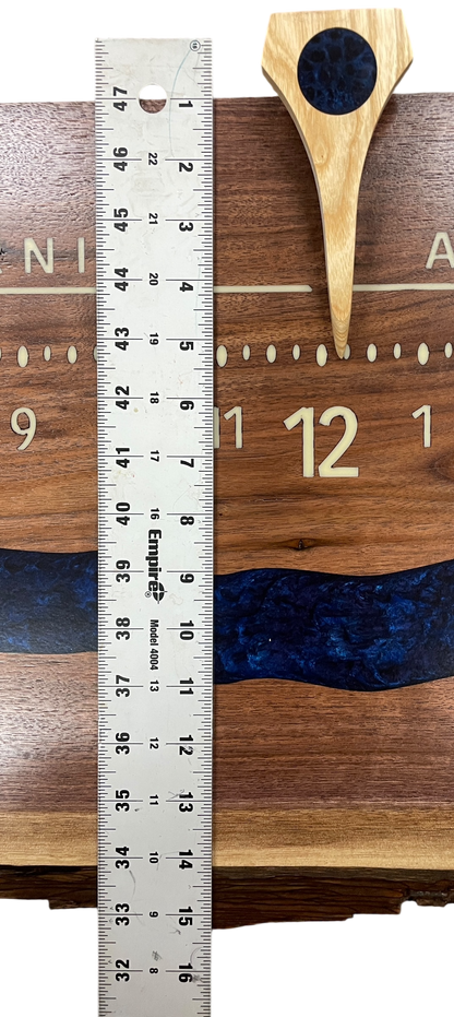 Lochlan: 3 ft Walnut / Surface river