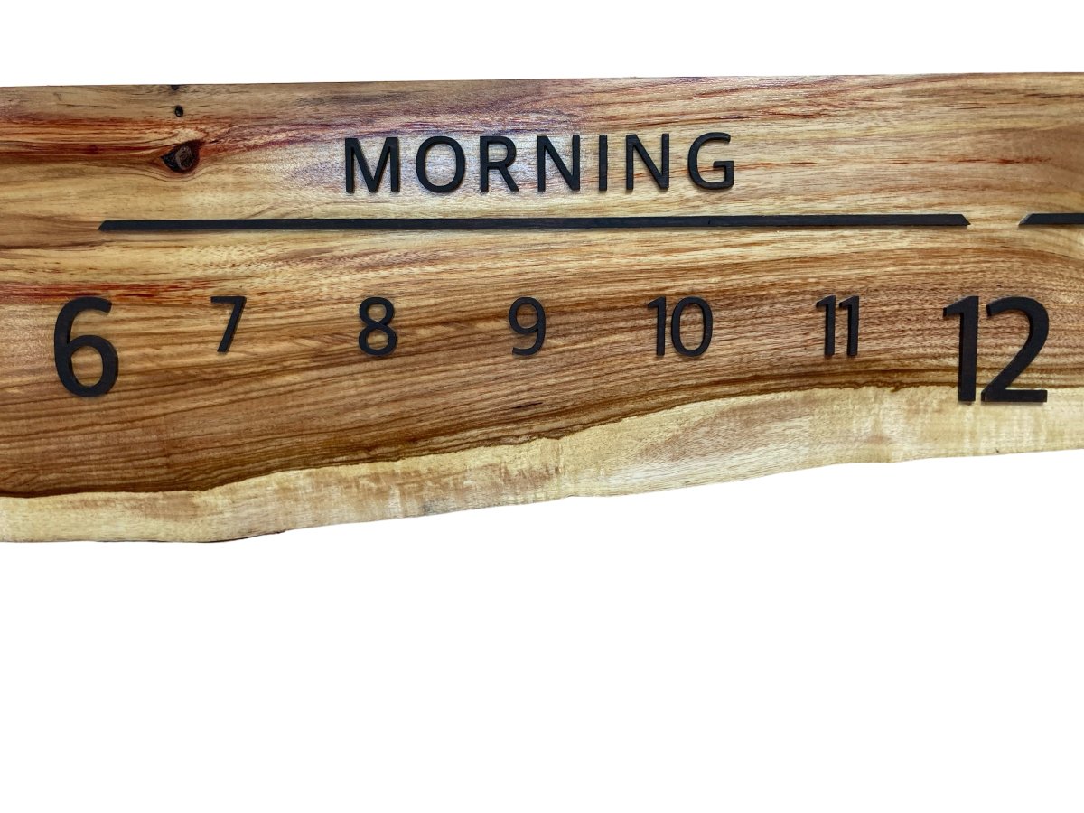 Malise:5 - foot Canarywood/Walnut - Linear Clockworks