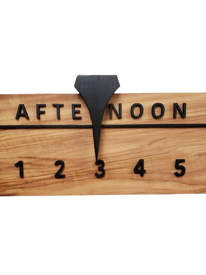 Malta: 3 - foot Olivewood/Walnut - Linear Clockworks