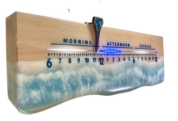 Meridian: Accurate Ocean Tide Clock 3-foot-1121