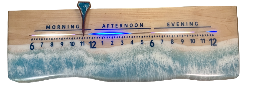 Meridian: Accurate Ocean Tide Clock 3-foot-1121