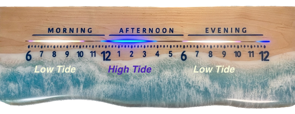Meridian: Accurate Ocean Tide Clock 3-foot-1121
