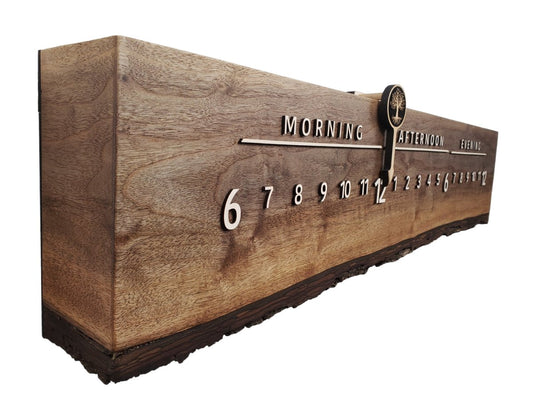 Paige:3 - foot Walnut/Maple - Linear Clockworks