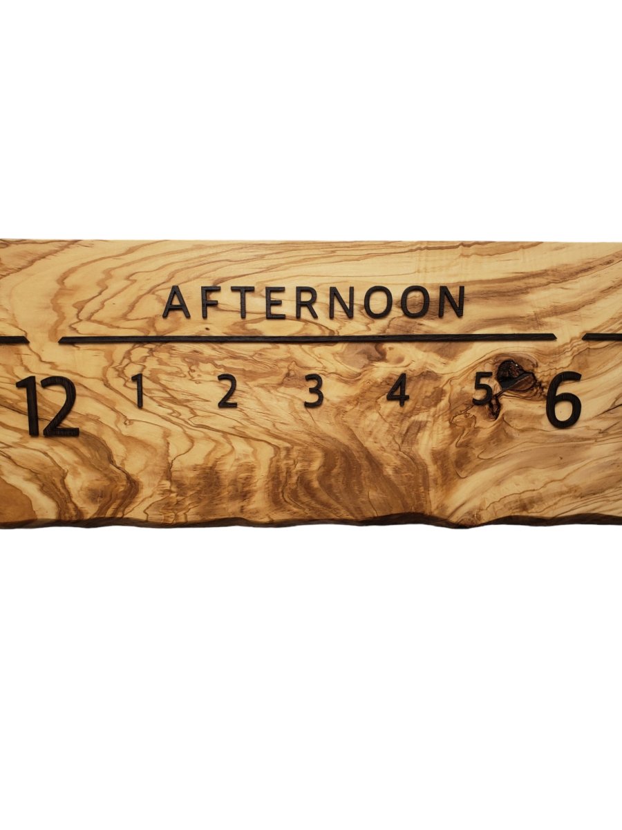 Palermo:5 - foot Olivewood/Wenge - Linear Clockworks