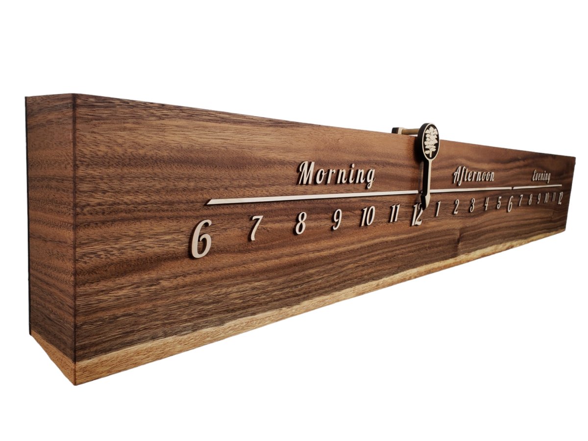 Peru:5 - foot Monkeypod/Maple - Linear Clockworks