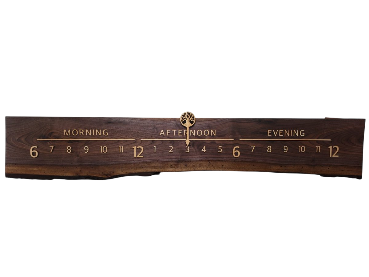Brighton:5 - foot Walnut/Maple - Linear Clockworks