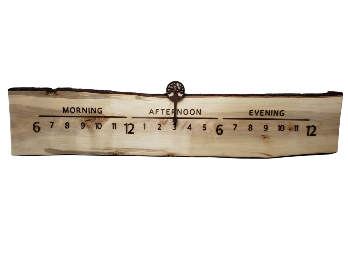 Alruba:5 - foot Maple/Walnut - Linear Clockworks