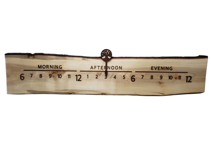 Alruba:5 - foot Maple/Walnut - Linear Clockworks