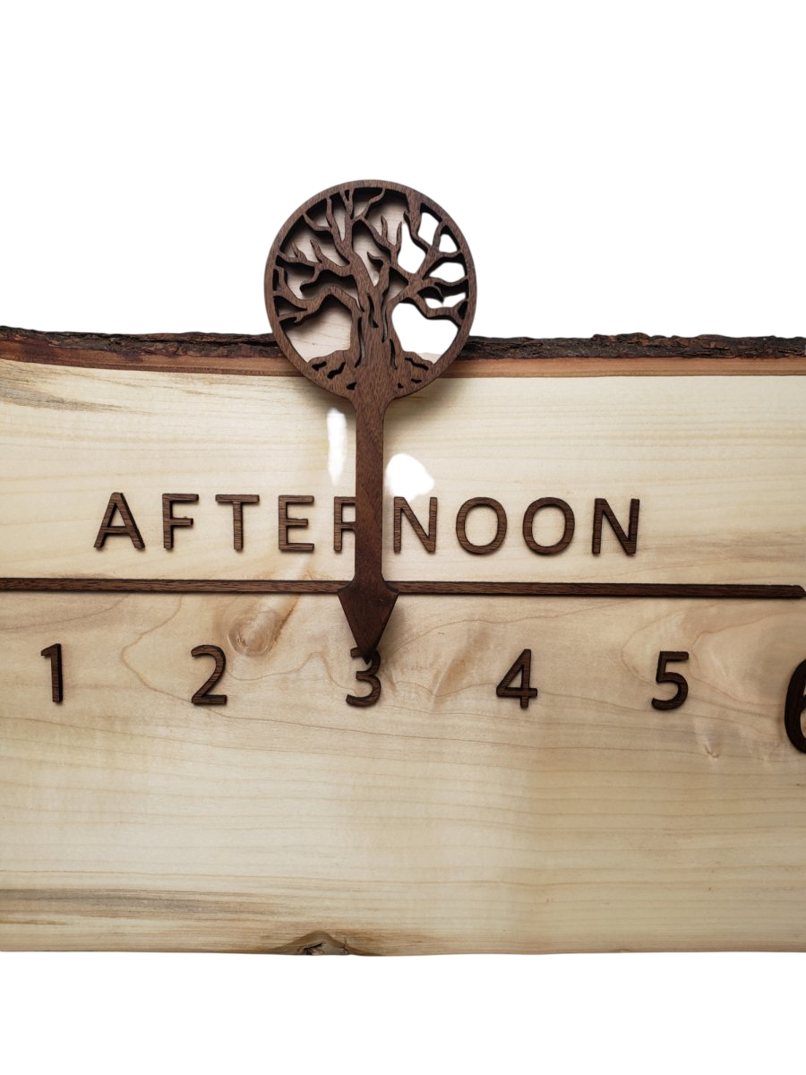 Alruba:5 - foot Maple/Walnut - Linear Clockworks