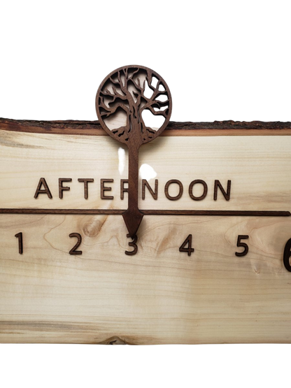 Alruba:5 - foot Maple/Walnut - Linear Clockworks