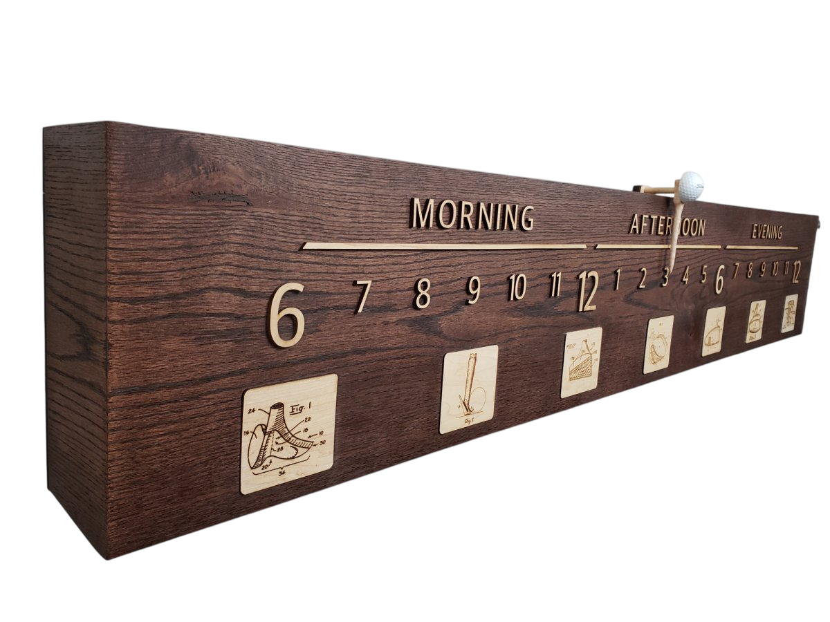 Birdie:5 - foot Oak/Maple - Linear Clockworks
