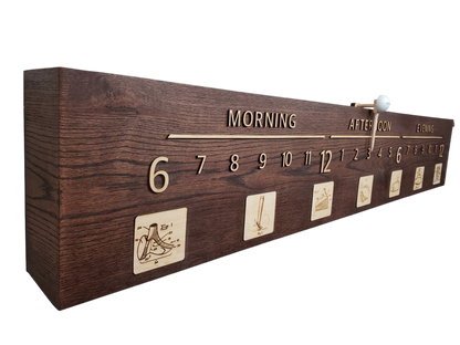 Birdie:5 - foot Oak/Maple - Linear Clockworks