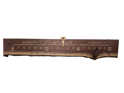 Blueberry:5 - foot Walnut/Maple - Linear Clockworks