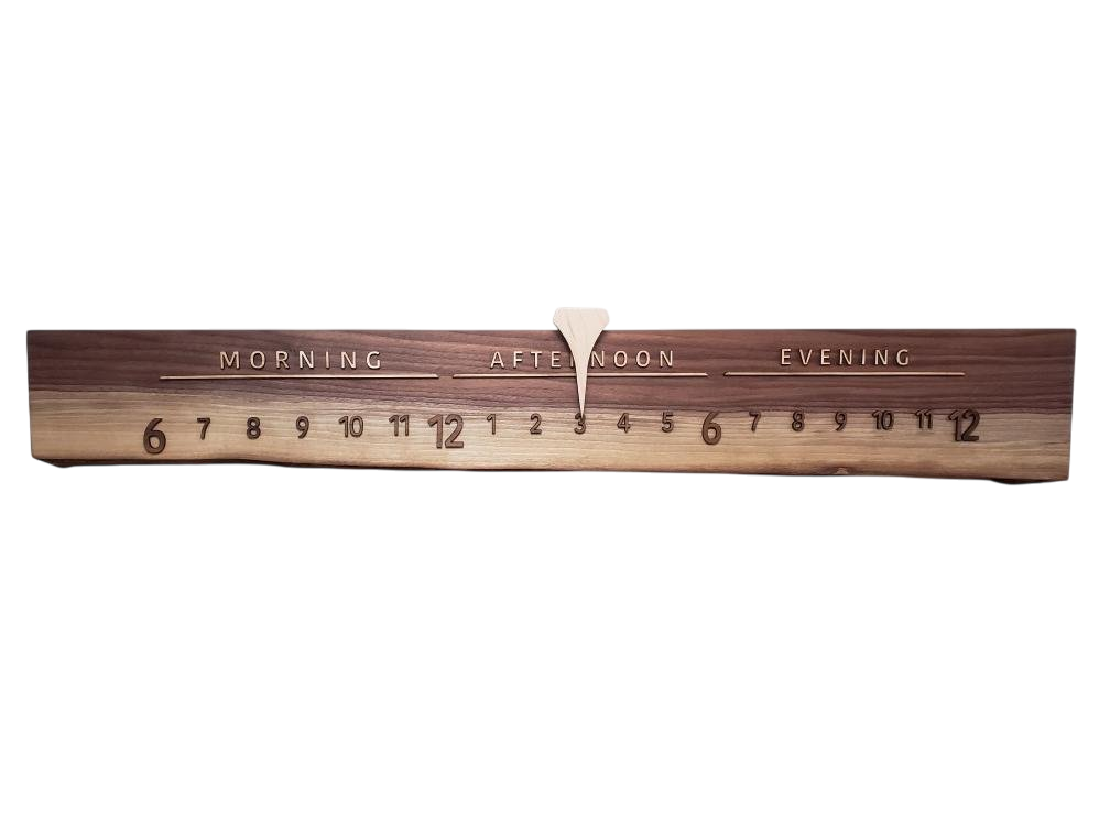 Beta:3 - foot Walnut/Maple - Linear Clockworks