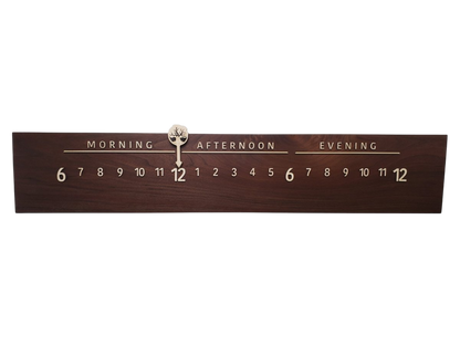 Atlantis:3 - foot Walnut/Maple - Linear Clockworks